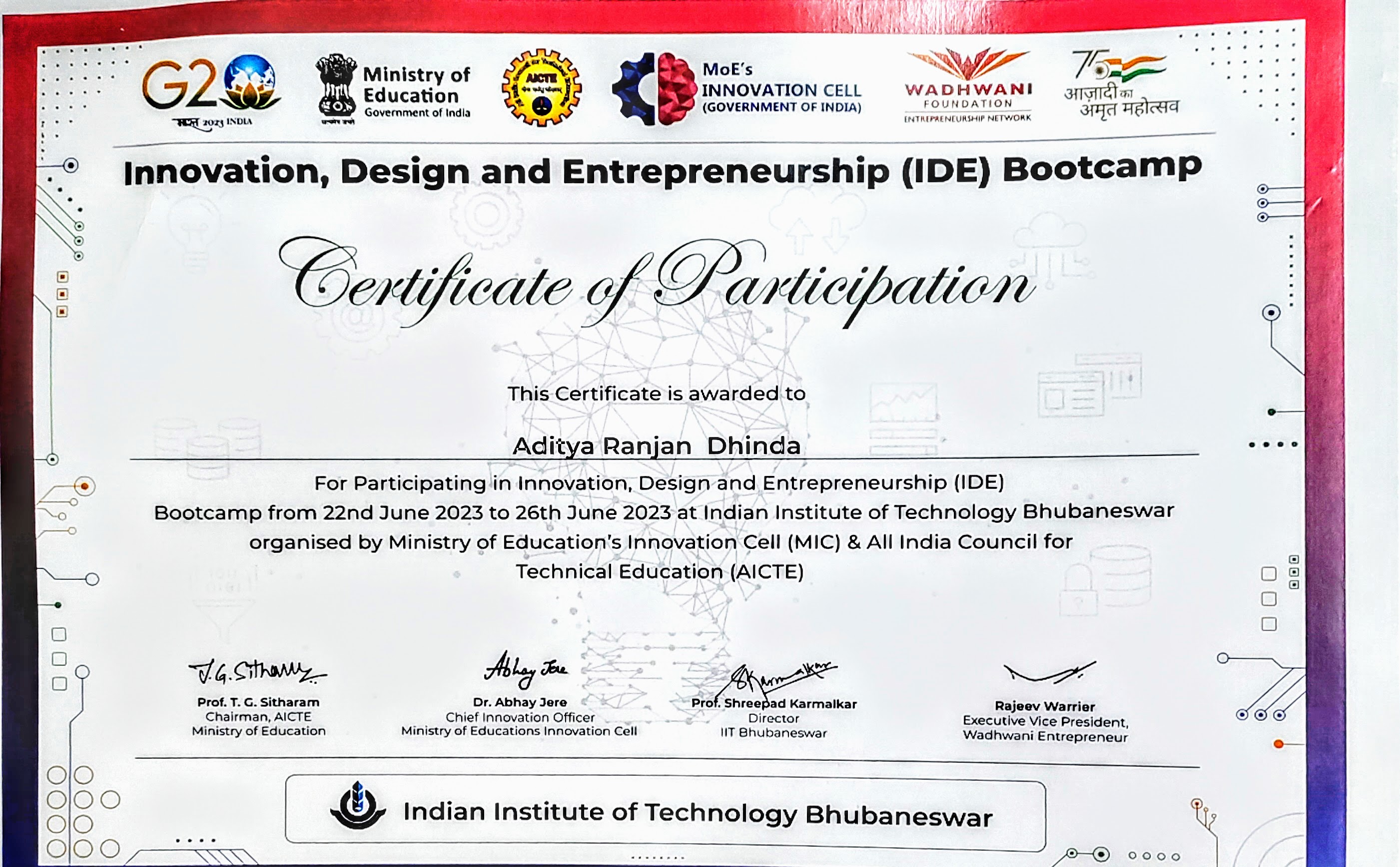 Certificate 2